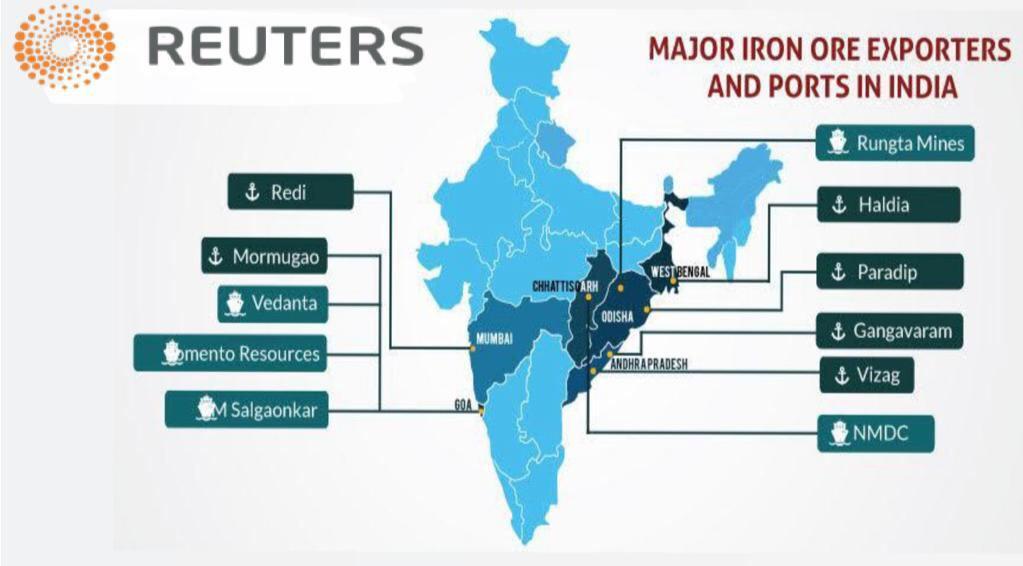تولید سنگ آهن در ایالت اودیسا هند تحت تاثیر قرنطینه قرار نخواهد گرفت