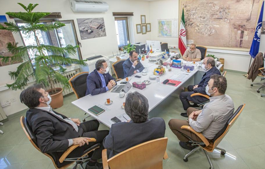 دیدار مدیران راه آهن جمهوری اسلامی ایران با مدیر مجتمع معدنی چادرملو